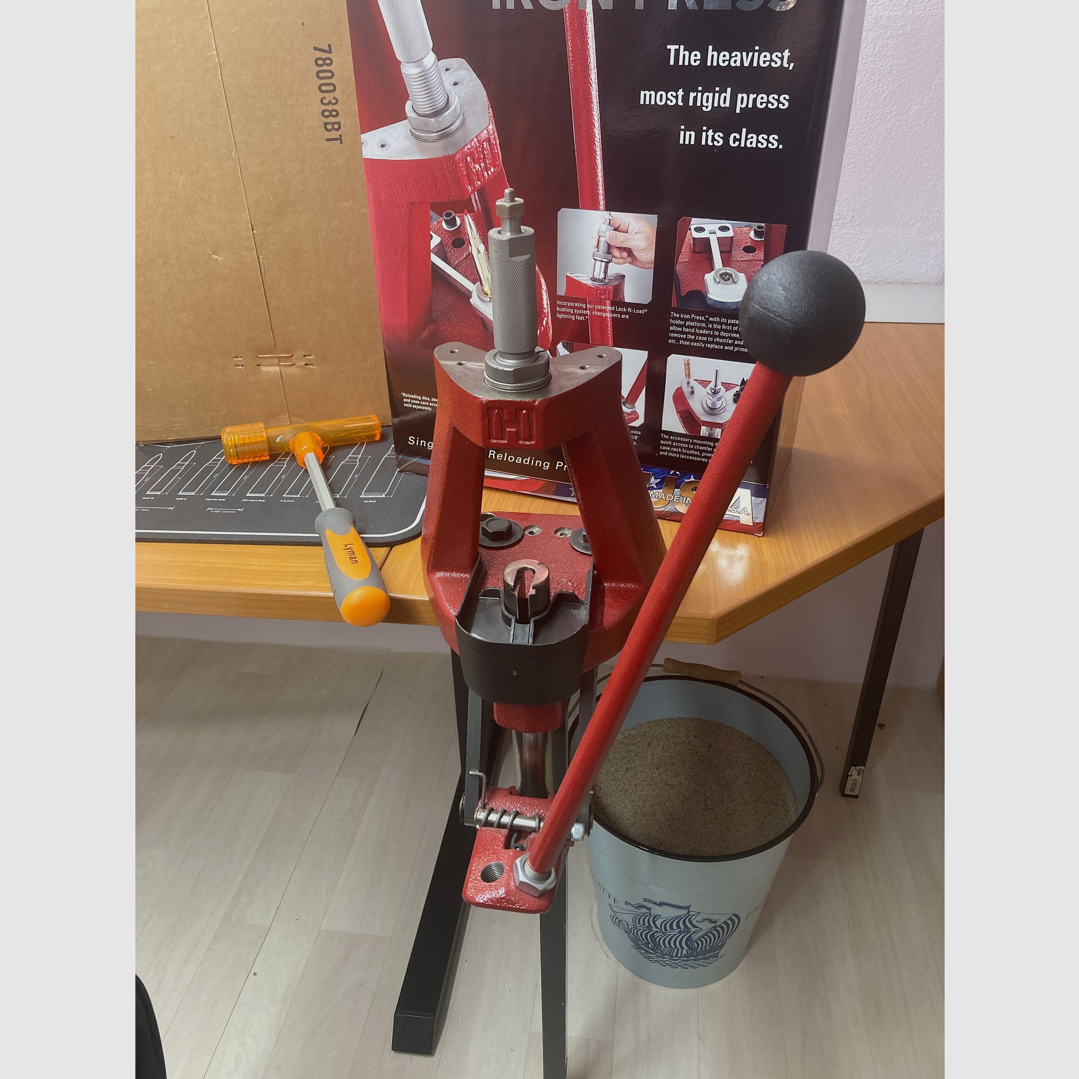 Hornady Lock-n-load Iron Press Einsationenpresse, neu, OVP