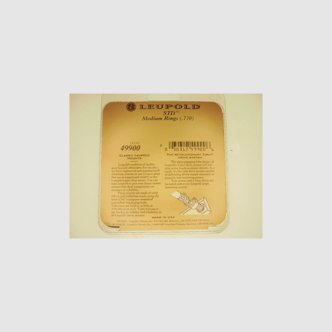 MONTAGE MEDIUM STANDARD 25,4MM LEUPOLD, Bild 4 von 4