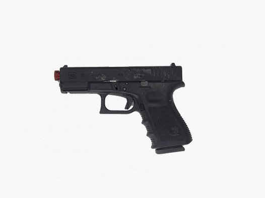 LASER AMMO - Umarex Glock 19 GBB mit R.E.A.L. Kit Green Gas