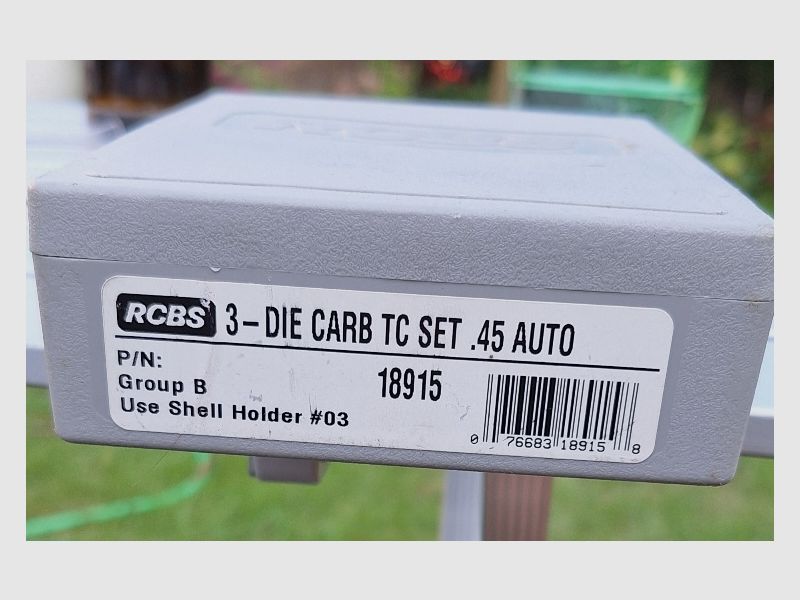 RCBS MATRIZENSATZ .45 ACP HARTMETALL