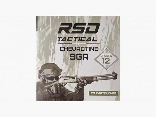 Patrone Kaliber 12/67 RSD Tactical Chevrotine