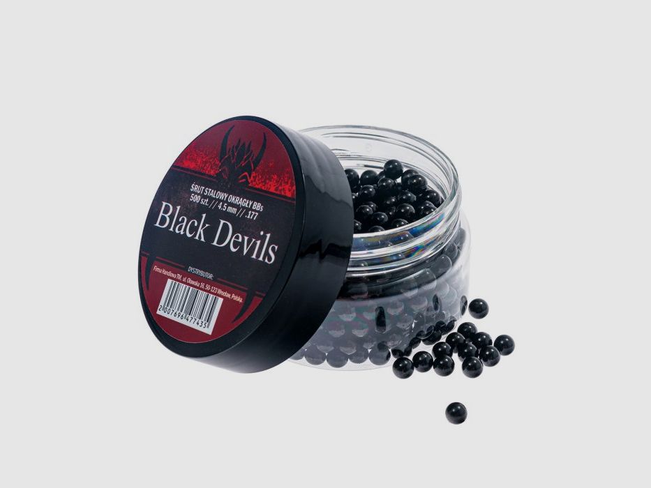 Stalen BB’s Black Devils 4,5 mm 500 stuks, afbeelding 1 van 2