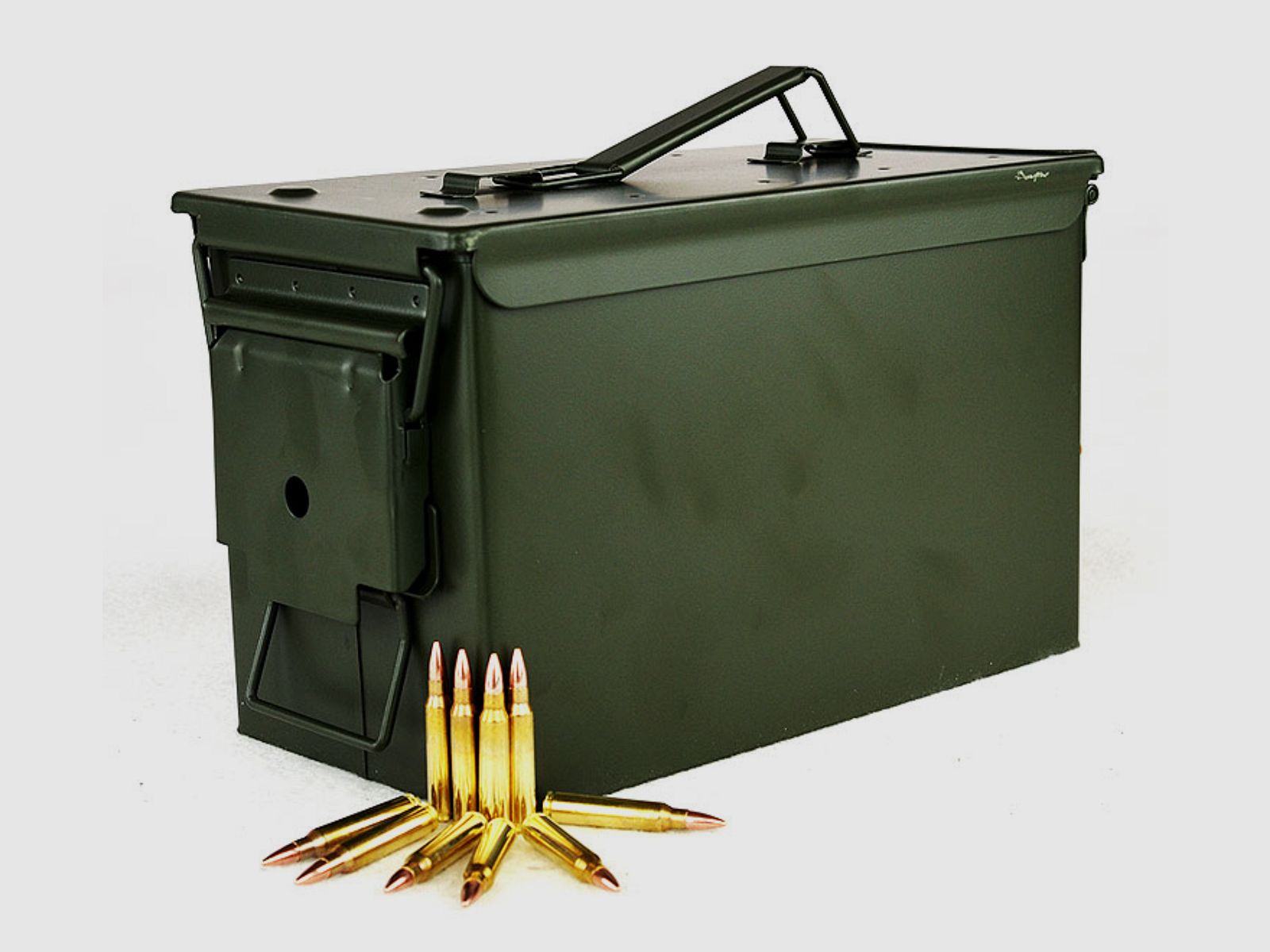PPU Büchsenpatronen .223 Rem. 3,56g 55grs FMJ BT 1000 Stück lose in Military Kiste