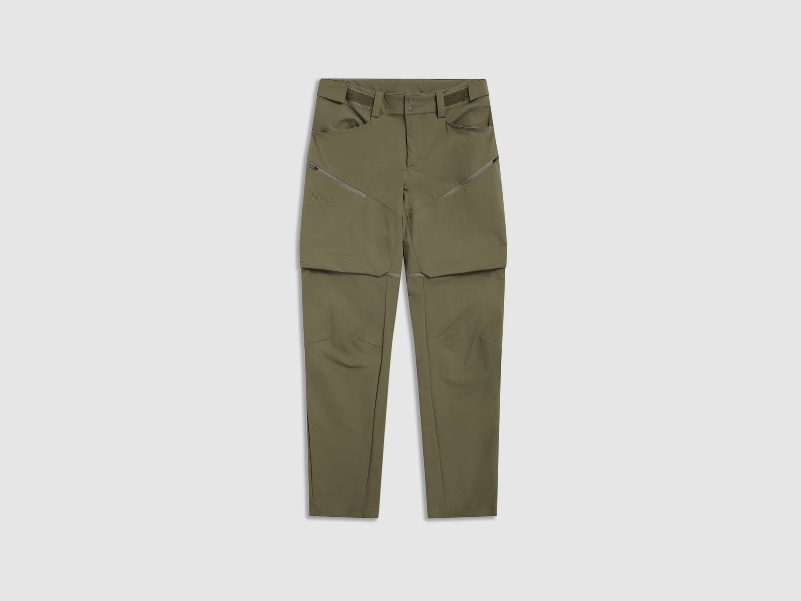 Bergans Convertible Zip-Off Softshell Pants Women Green Mud 38