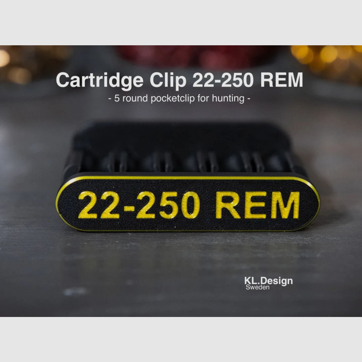 Filamelt - Premium cartridge clip .22-250 Remington