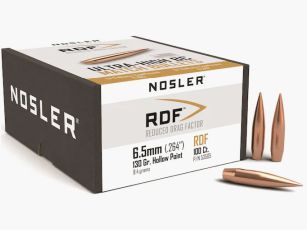Balle Nosler 6,5mm/.264 RDF 130GR HPBT 100 pièces