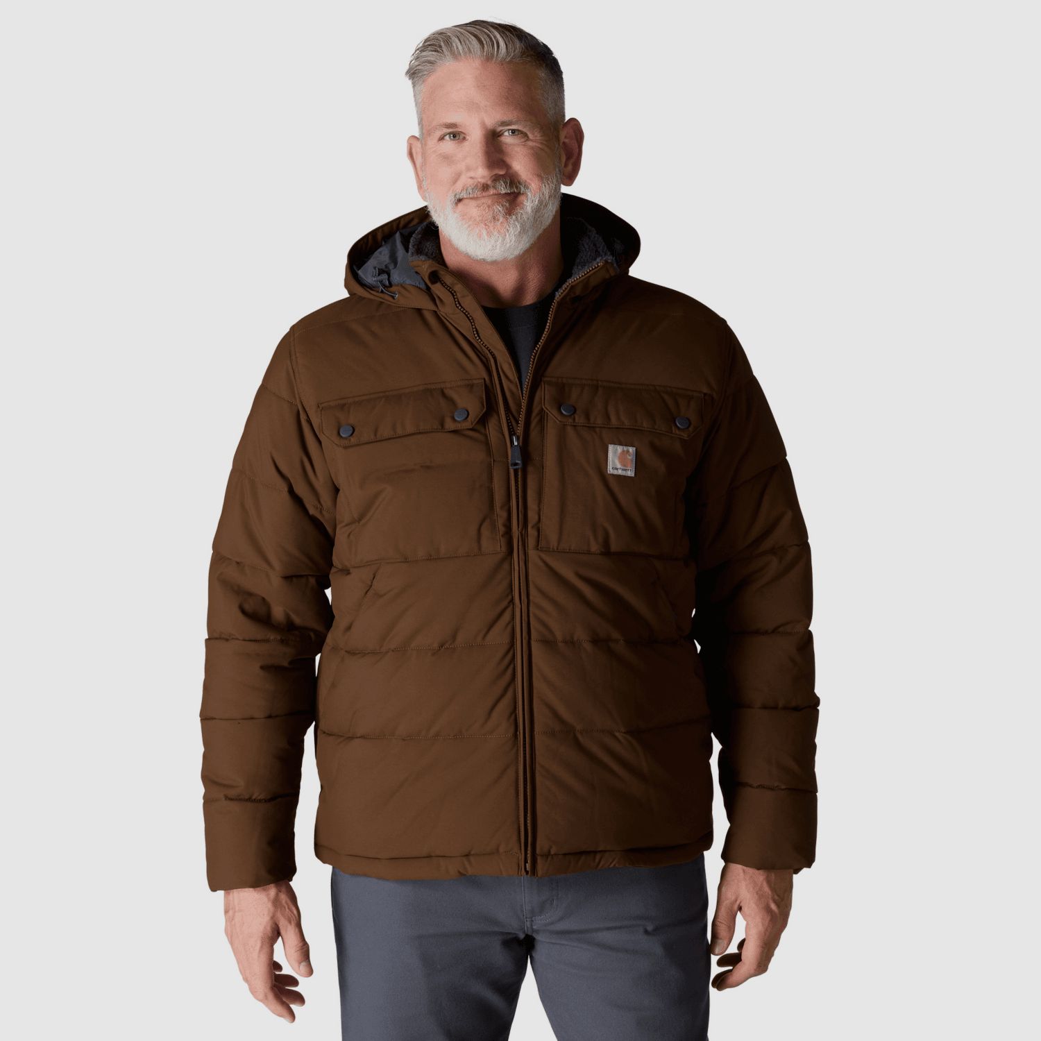 Carhartt Montana Loose Fit Insulated Jacket Men Red Duck S