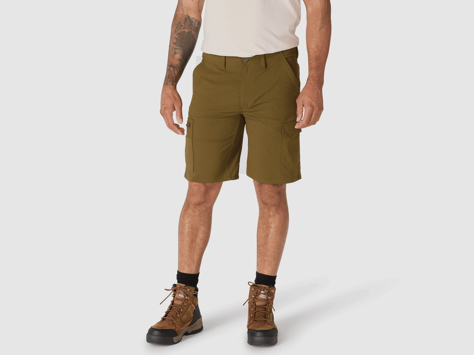 Carhartt Relaxed 10" Carhartt Force™ Ripstop Cargo Short Men Burnished Logs W30