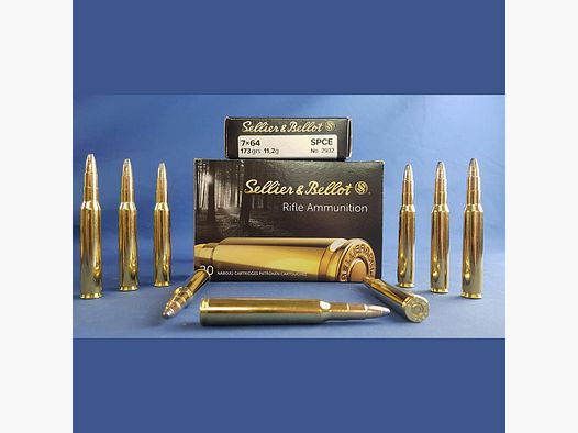 Sellier & Bellot 7×64 Teilmantel SPCE 11,2g/173grs.