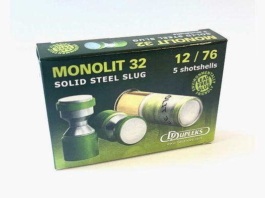 DDupleks 01-01224 Monolit 32 12/76 32g Flintenlaufgeschoss