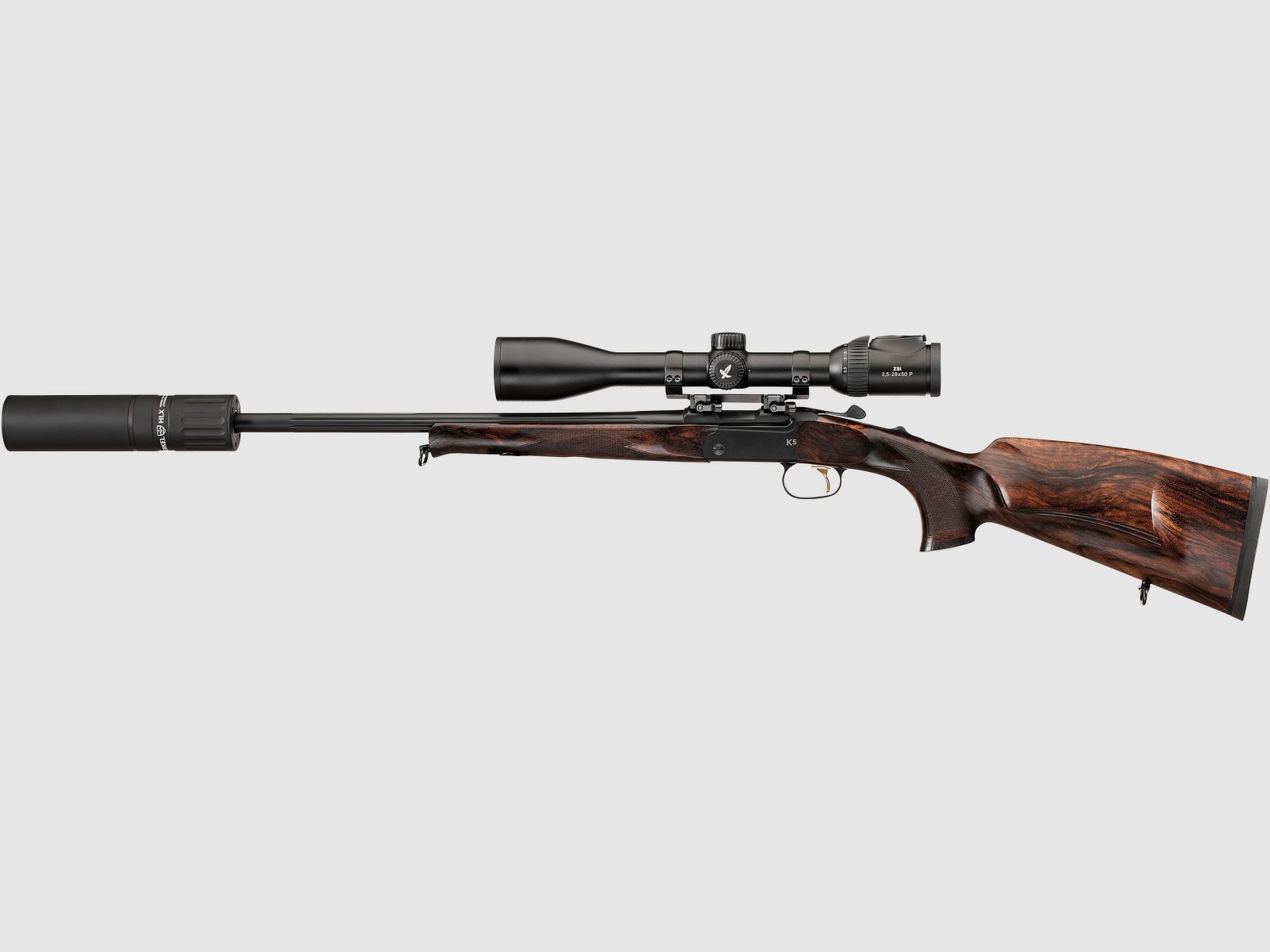 Merkel K5 Extreme Schweinsrücken, bayerische Backe & Doppelfalz, Kal. 7x57 R