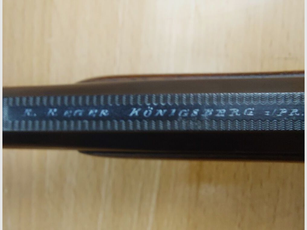 R. Reger, Königsberg in Ostpreußen Mauser M98