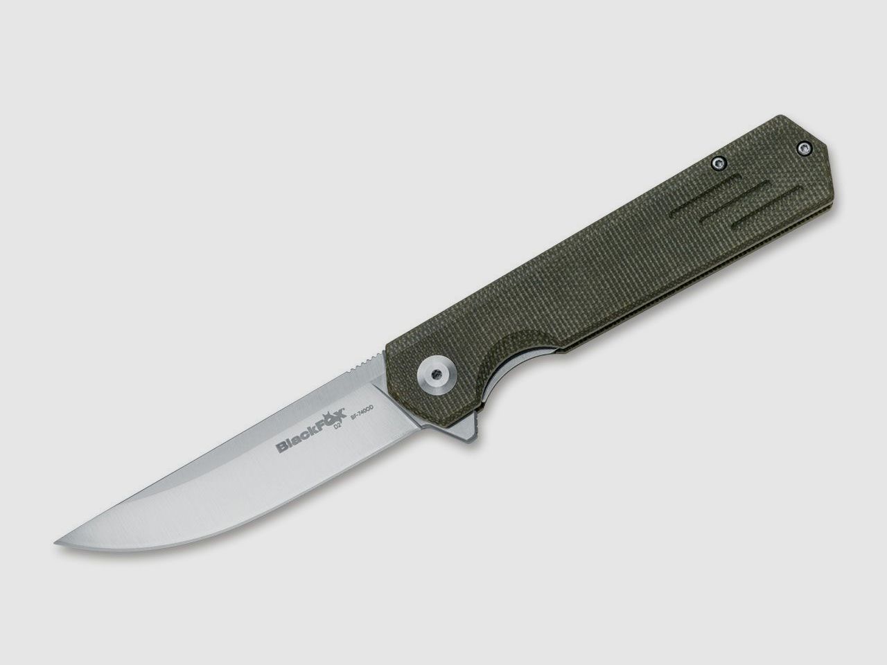 Taschenmesser Revolver Micarta Green