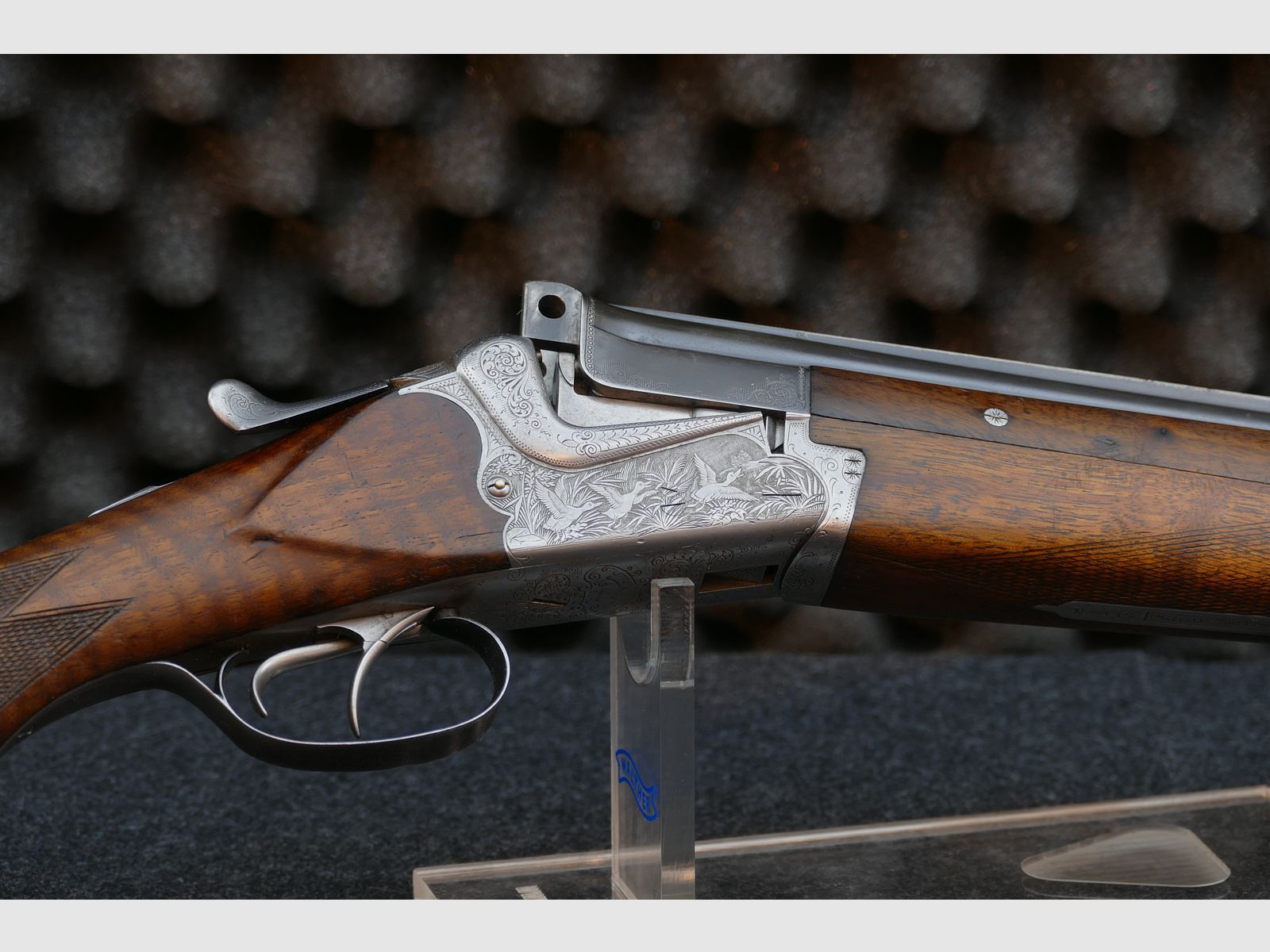 Merkel 201E — Escopeta de doble cañón, Cal. 12/70 (Suhl / 1970)