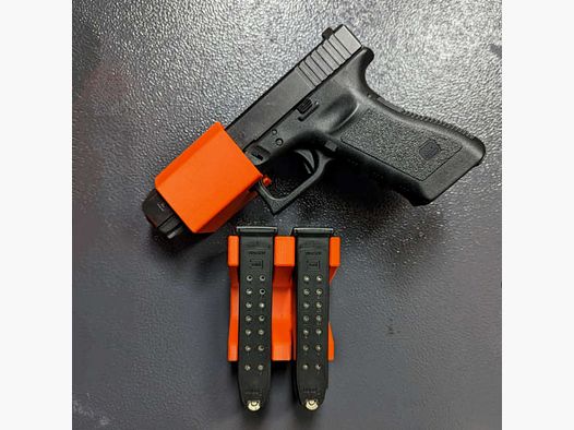 Glock Bundle: Juego de soportes magnéticos para una pistola y dos cargadores
