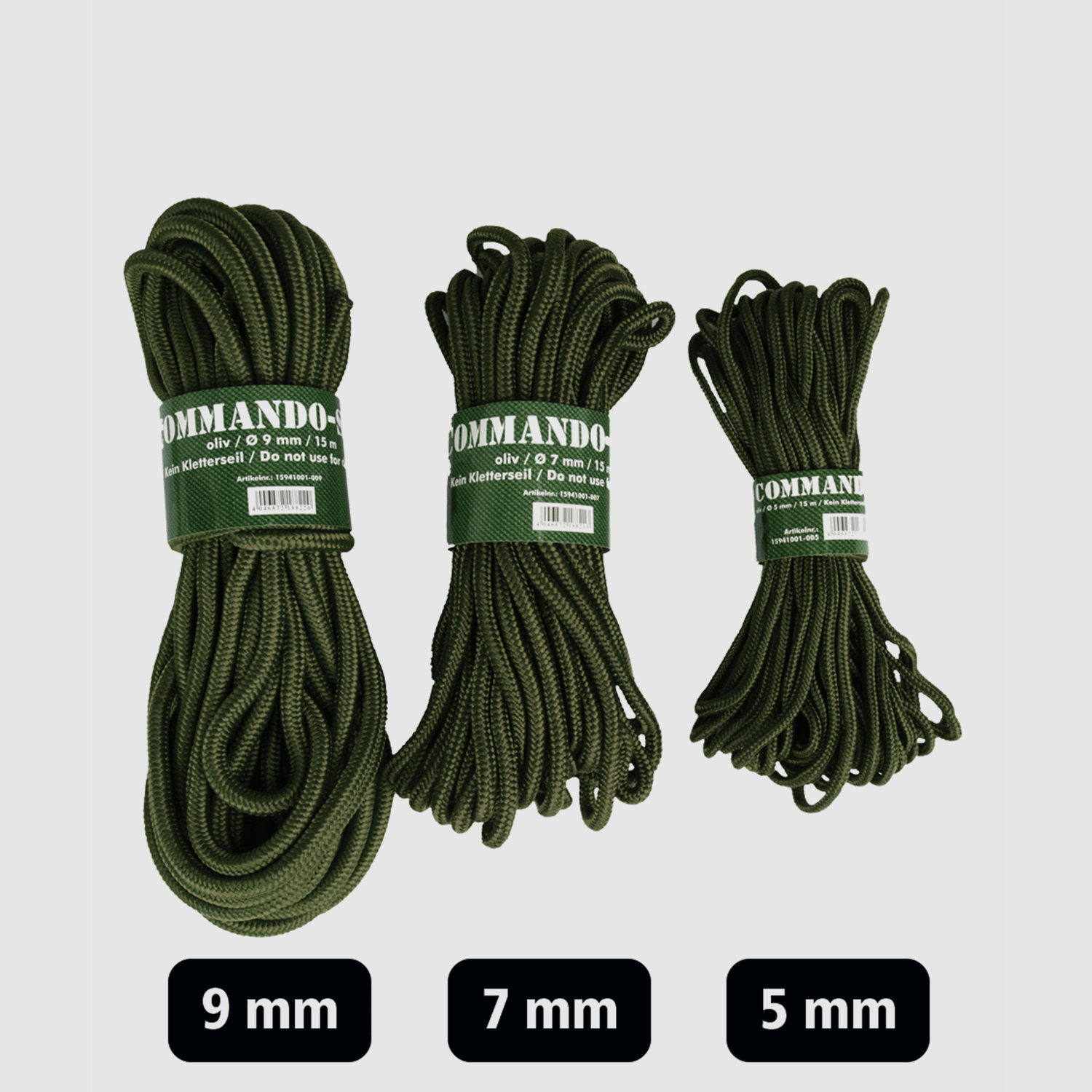 Mil-Tec Paracord Commando Seil (Oliv)