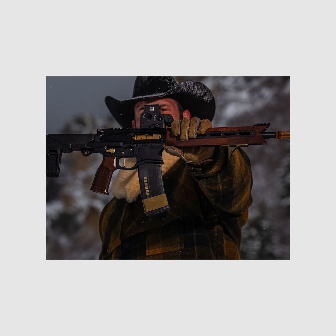 WOOX Vigilante AR15 Wooden Pistol Grip