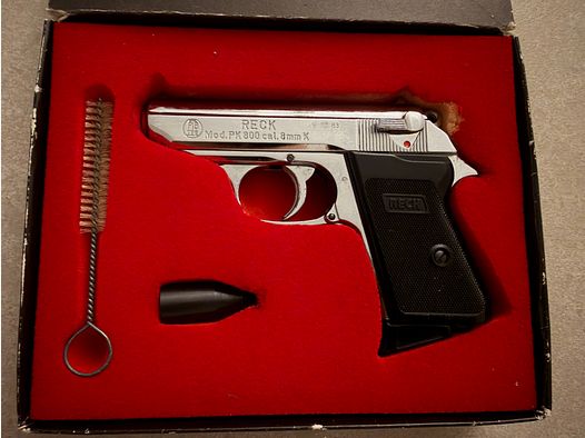 Pistolet gazowy Reck PK 800 Chrom OVP bez miejsc łamania 
