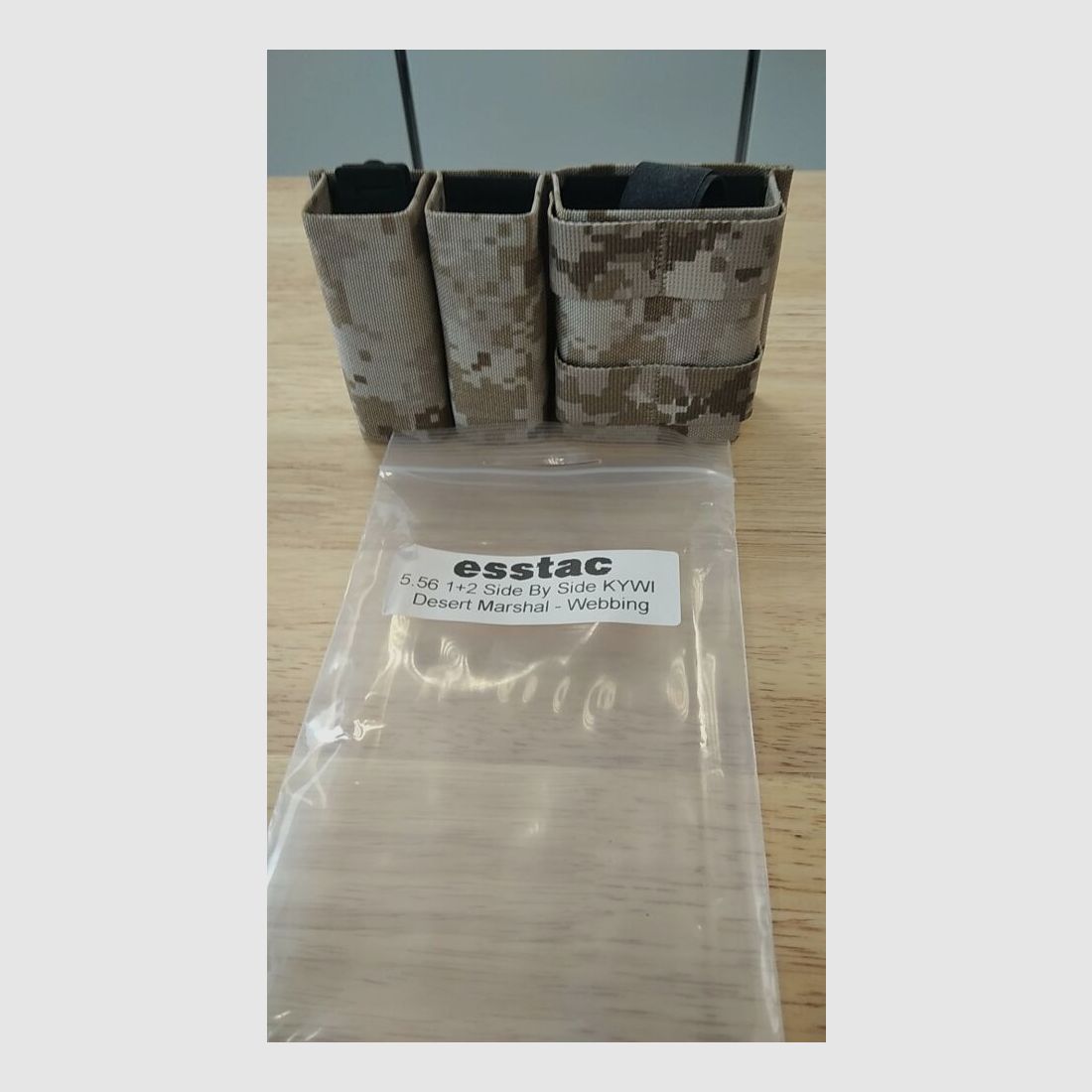 Pouch 1+2 Lado a Lado KYWI Shorty (5.56 Mag/2x Mag de Pistola) Esstac USA