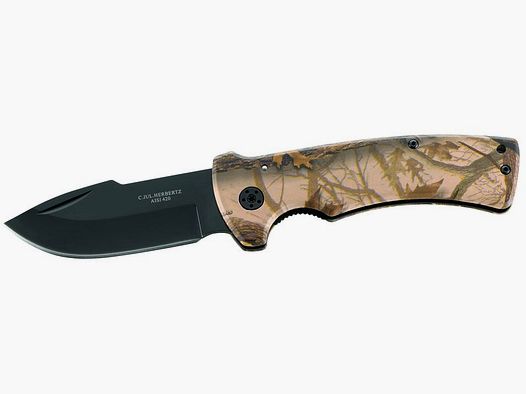 Cuchillo de bolsillo recubierto Liner Lock Camo Clip