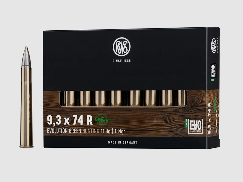 9,3x74R EvoGreen - 11,9g/184gr (a20)