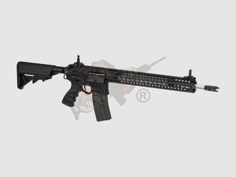 G&G Seekins Precision AR15 SBR8 Schwarz Airsoft S-AEG frei ab 18