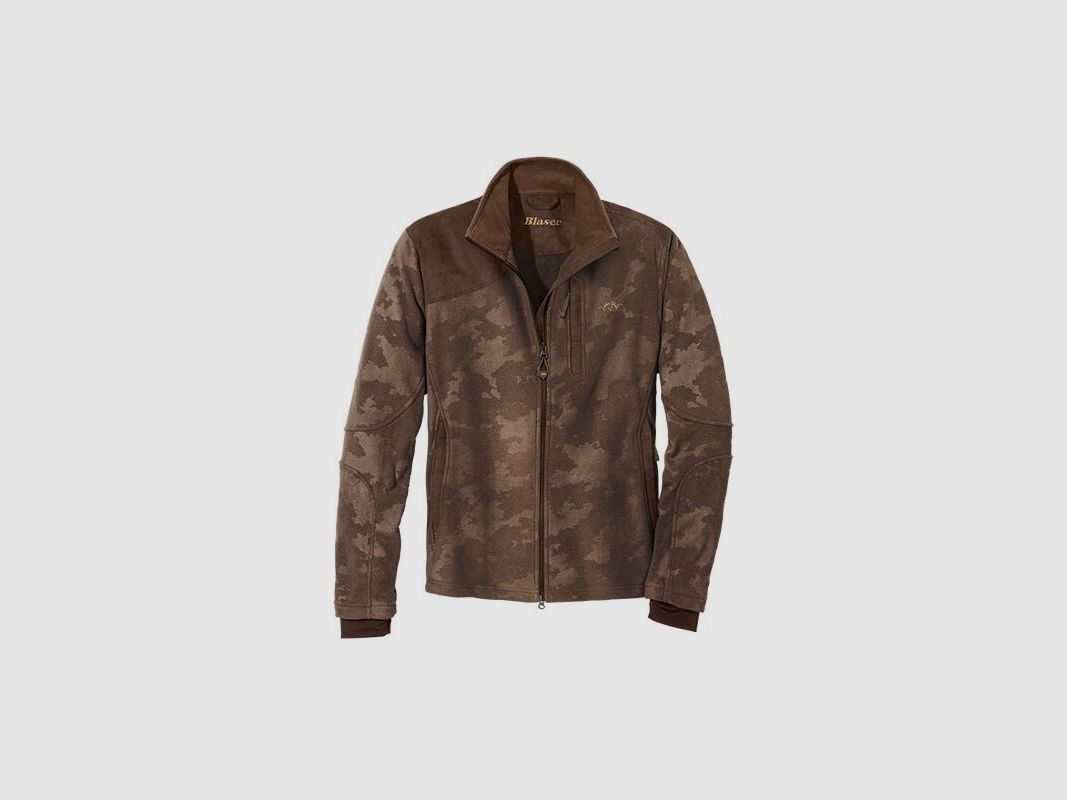 Blaser Herren Jacke Camo-Art Fleece Miro Braun