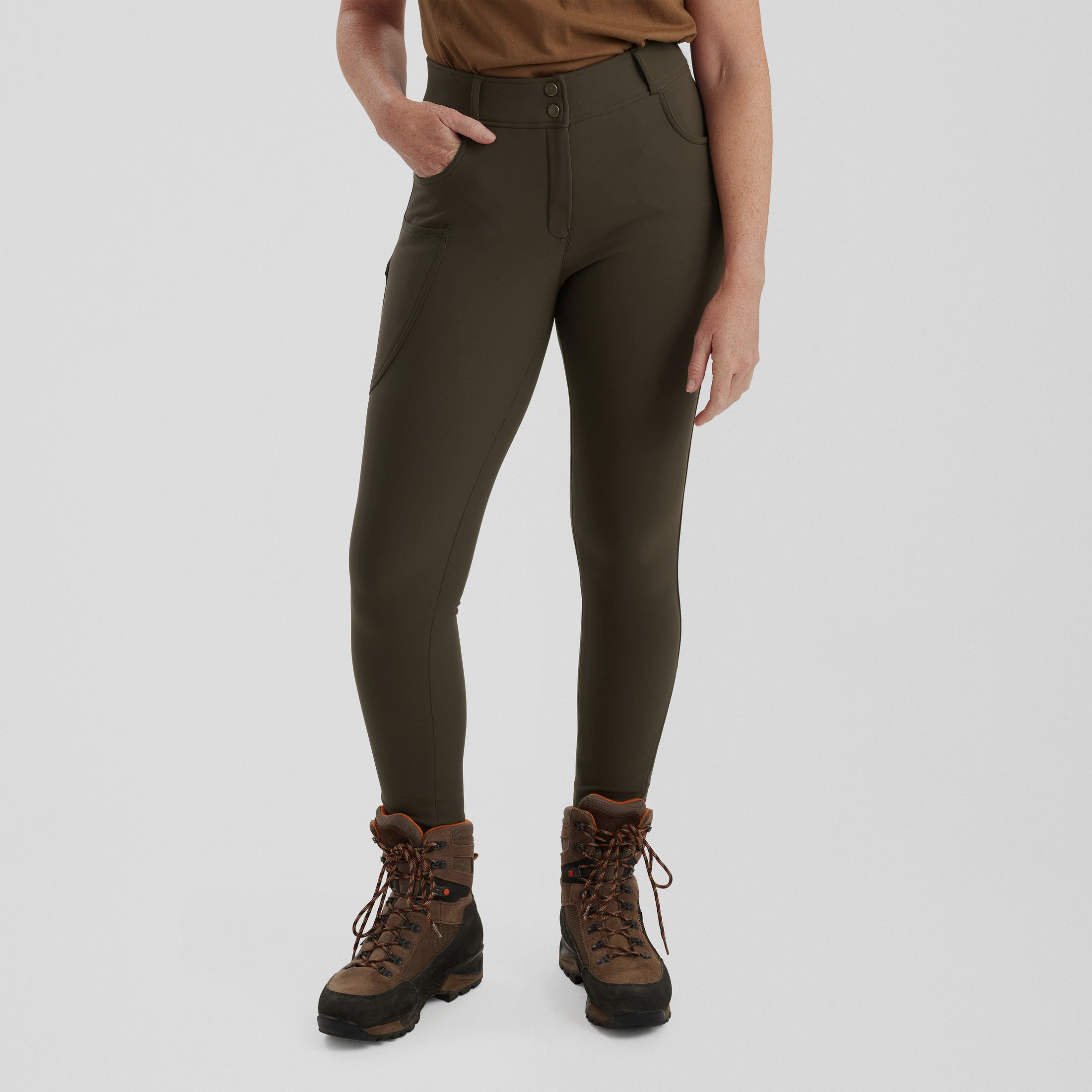 Lady Hunting Leggings - Palm Green – Women's clothing size: 38