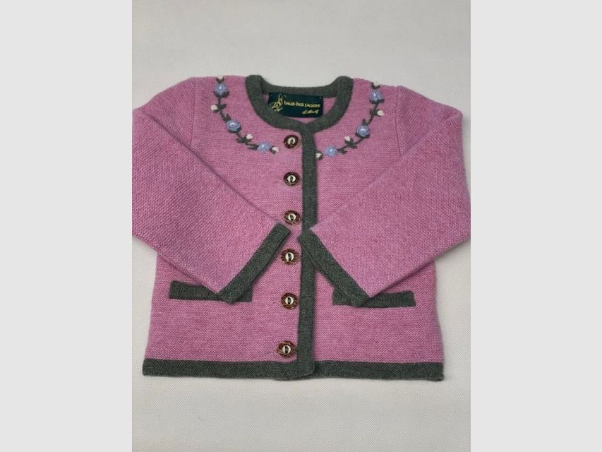 Kindertrui merinowol in roze