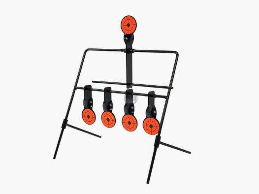 2nd Chance | OpTacs Resetting 4+1 Pendulum Target Shooting Game - movable target made of metal