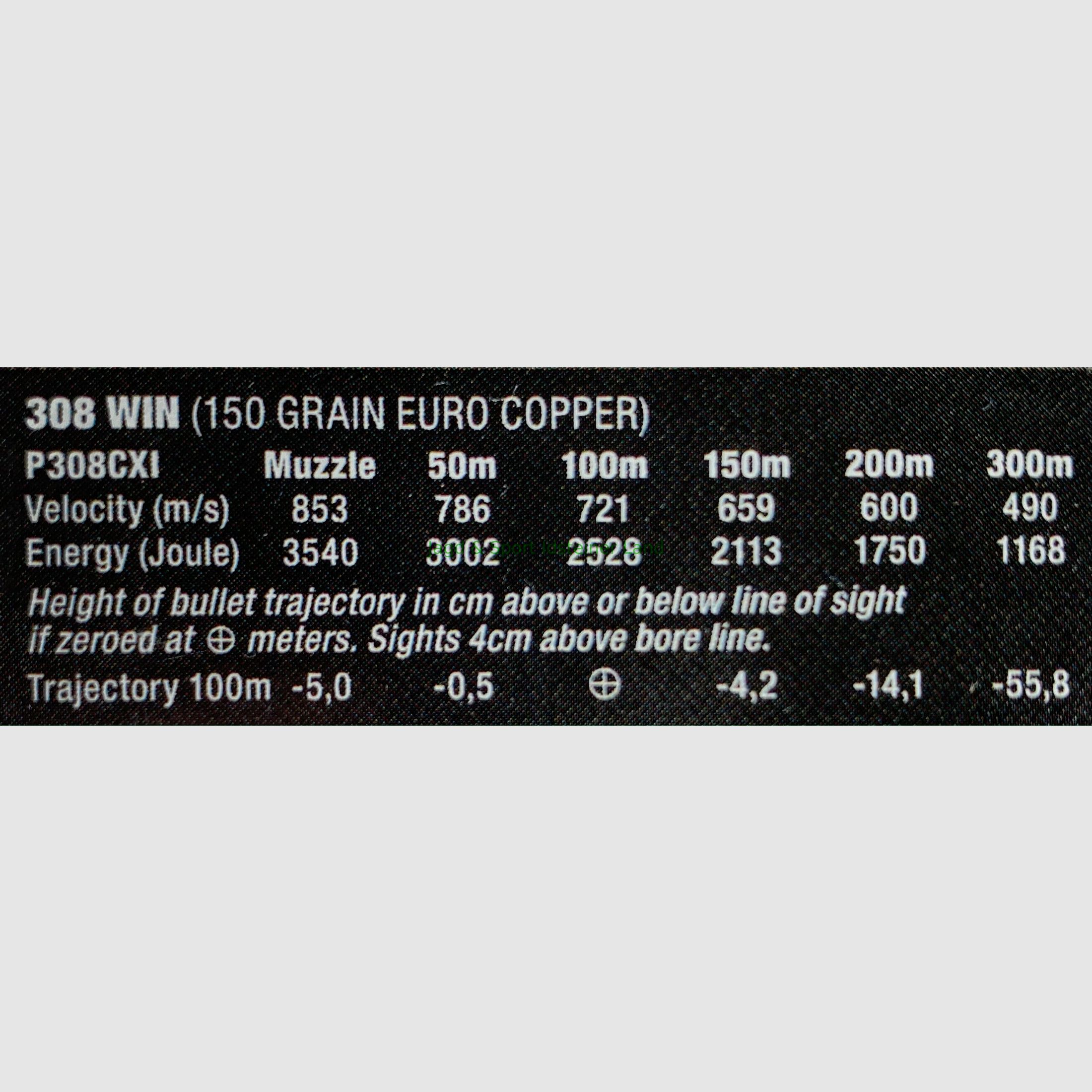 Federal Euro Copper -bleifrei- 150grs