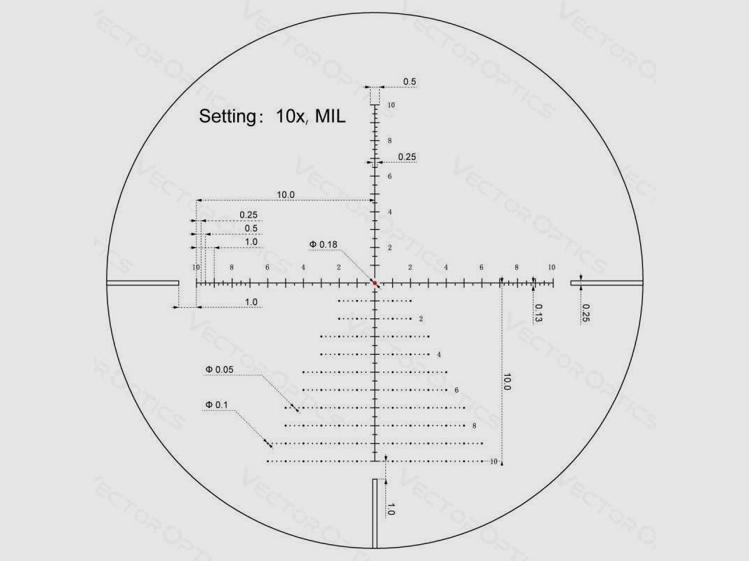 Vector VEYRON SFP 3-12X44 Optiek, afbeelding 7 van 7