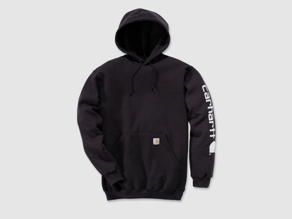 Carhartt Midweight Sleeve Logo Hooded Sweatshirt 2XL New Navy