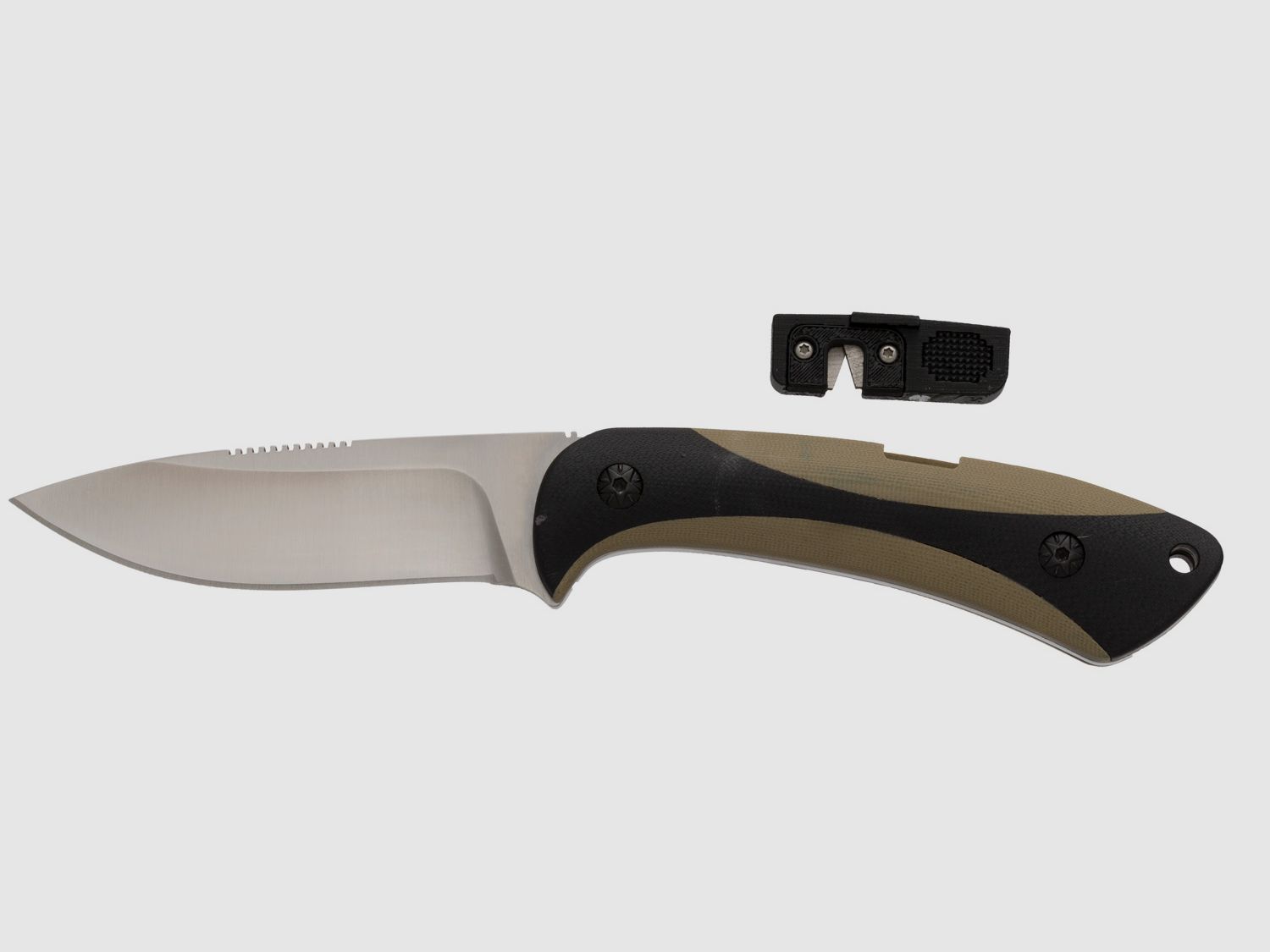 Browning Jagdmesser Steel Sharp mit Corduratasche - Schärfmodul