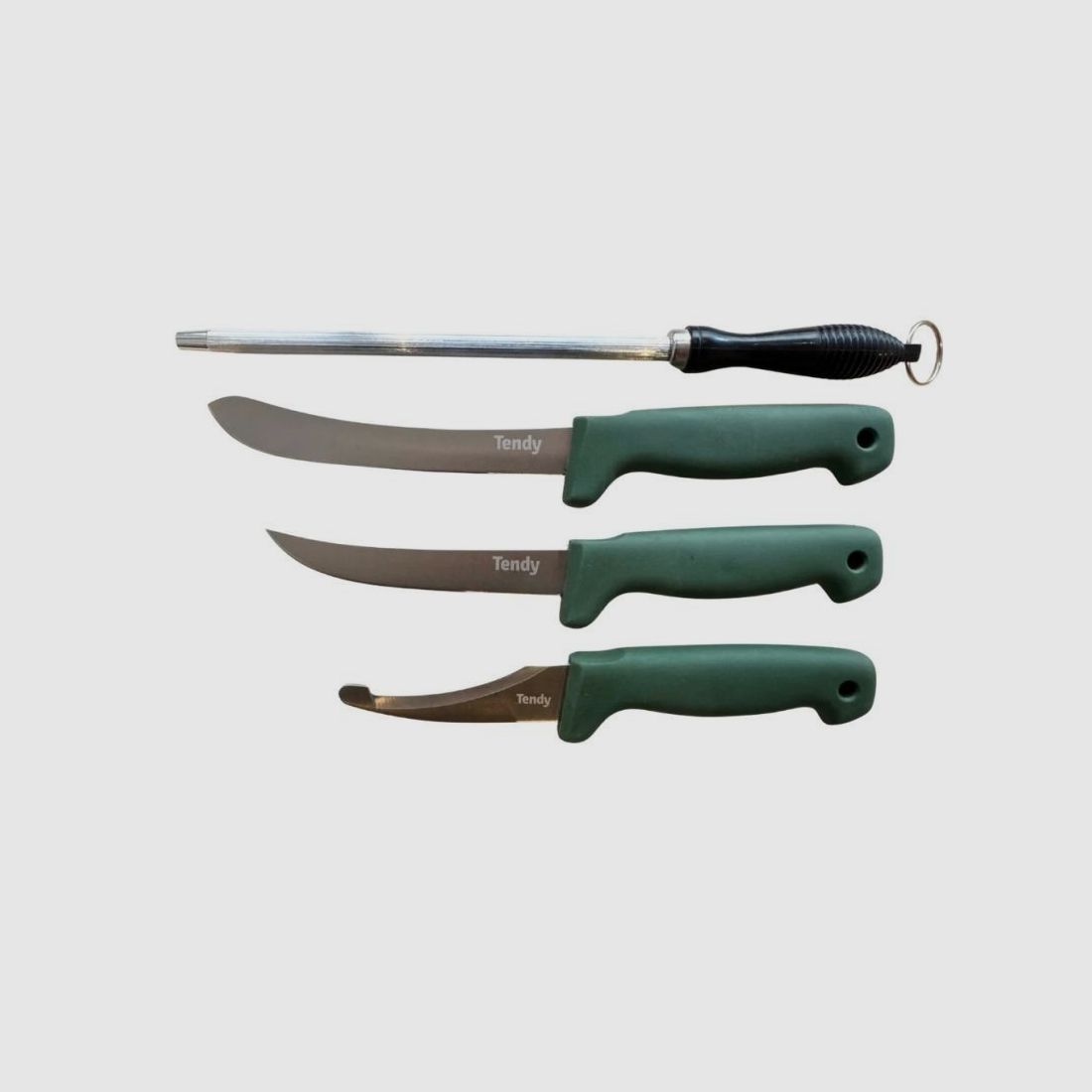 Tendy Messer Schlachtset 3-tlg.Grün
