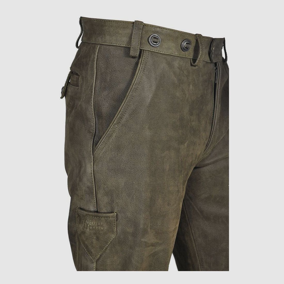 Hubertus Lederjagdhose Trapper