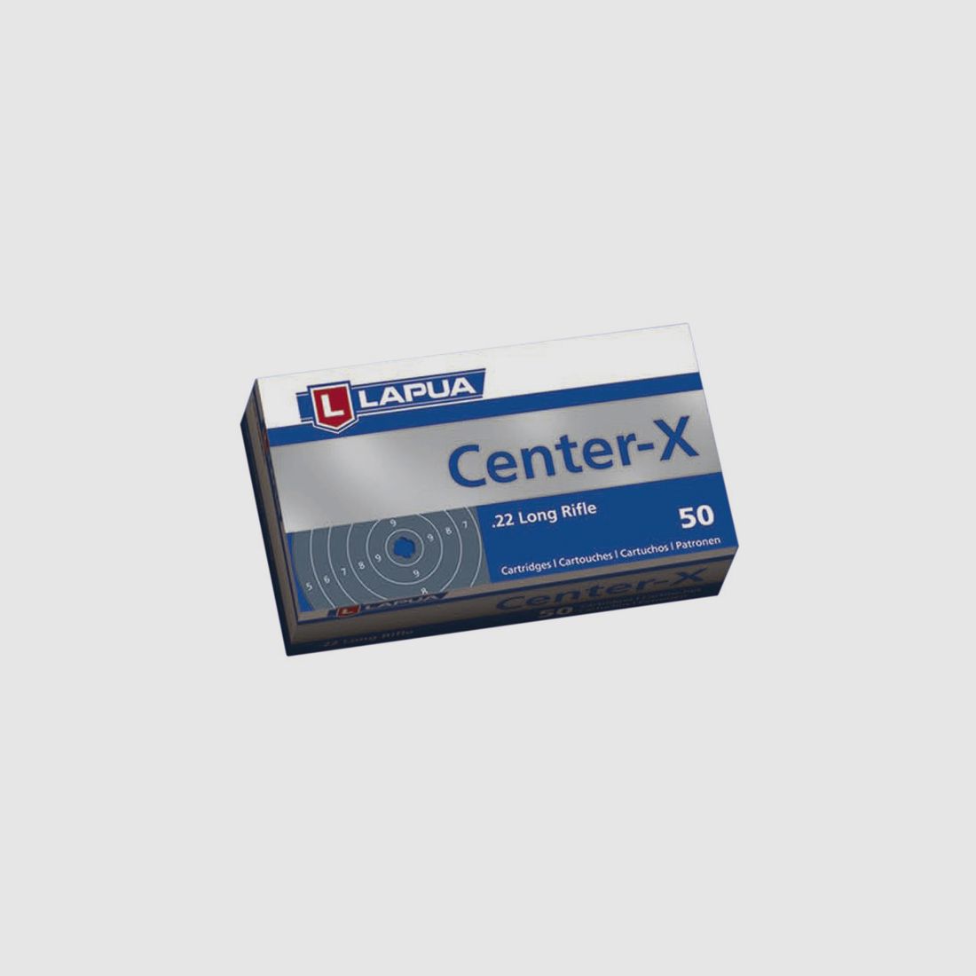 Lapua Center-X .22 LR 40GR LRN 50 Patronen