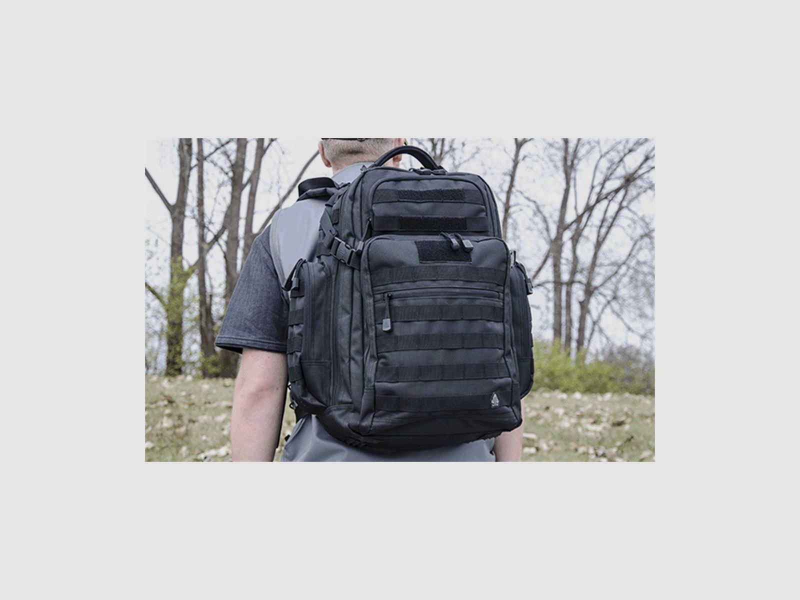 UTG PVC-P248B 2-Tage-Rucksack 36 L – Schwarz, Bild 2 von 3