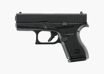 Glock 42 con slitta in metallo GBB nera - VfC