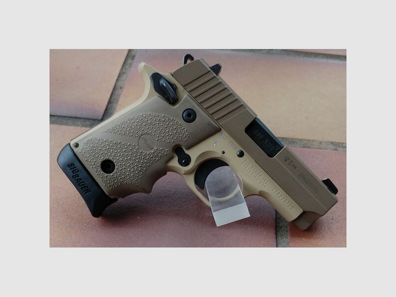 Sig Sauer P238 Desert Tan, Slite,Dao, Ambi Kal. .380 Auto