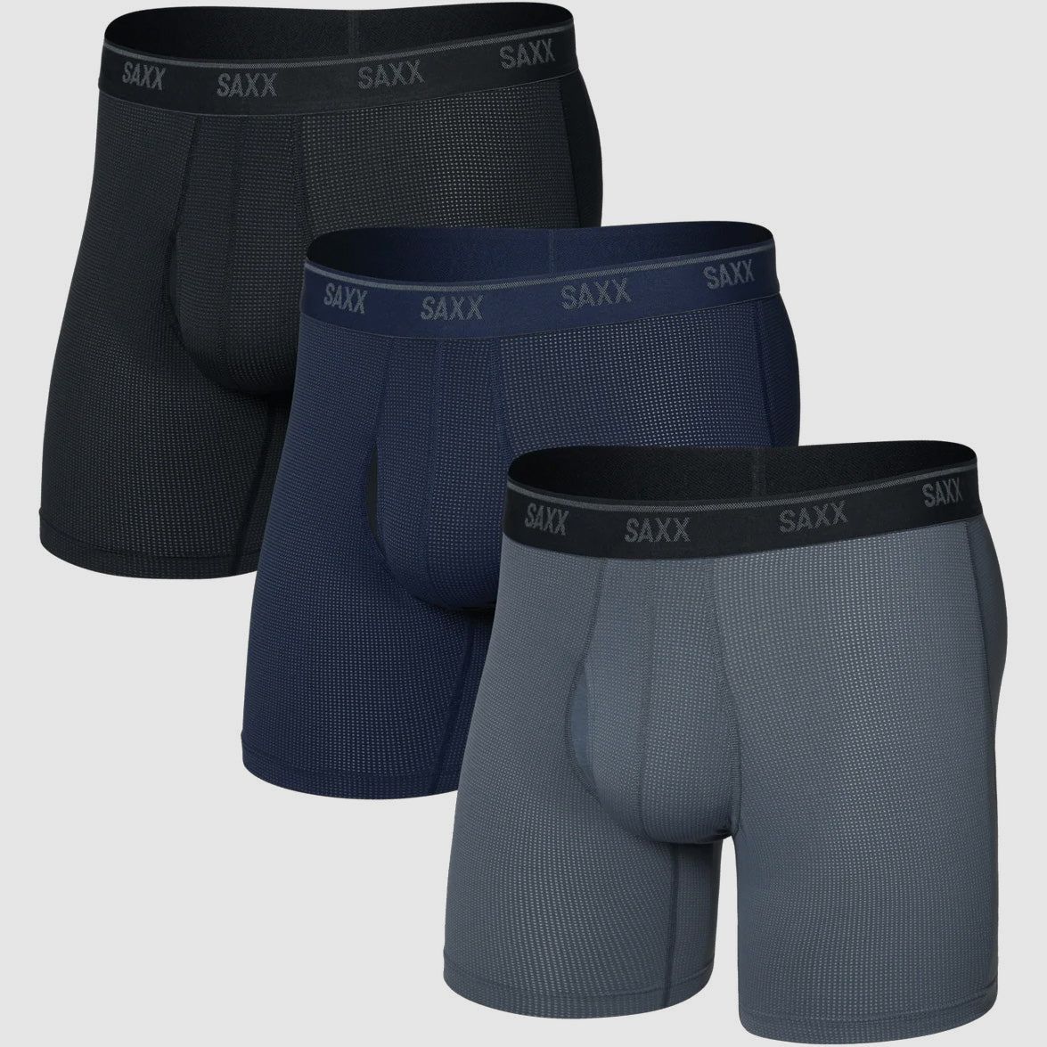 Quest Quick-Dry Mesh Boxer Brief Fly (3er-Pack), Bild 1 von 5