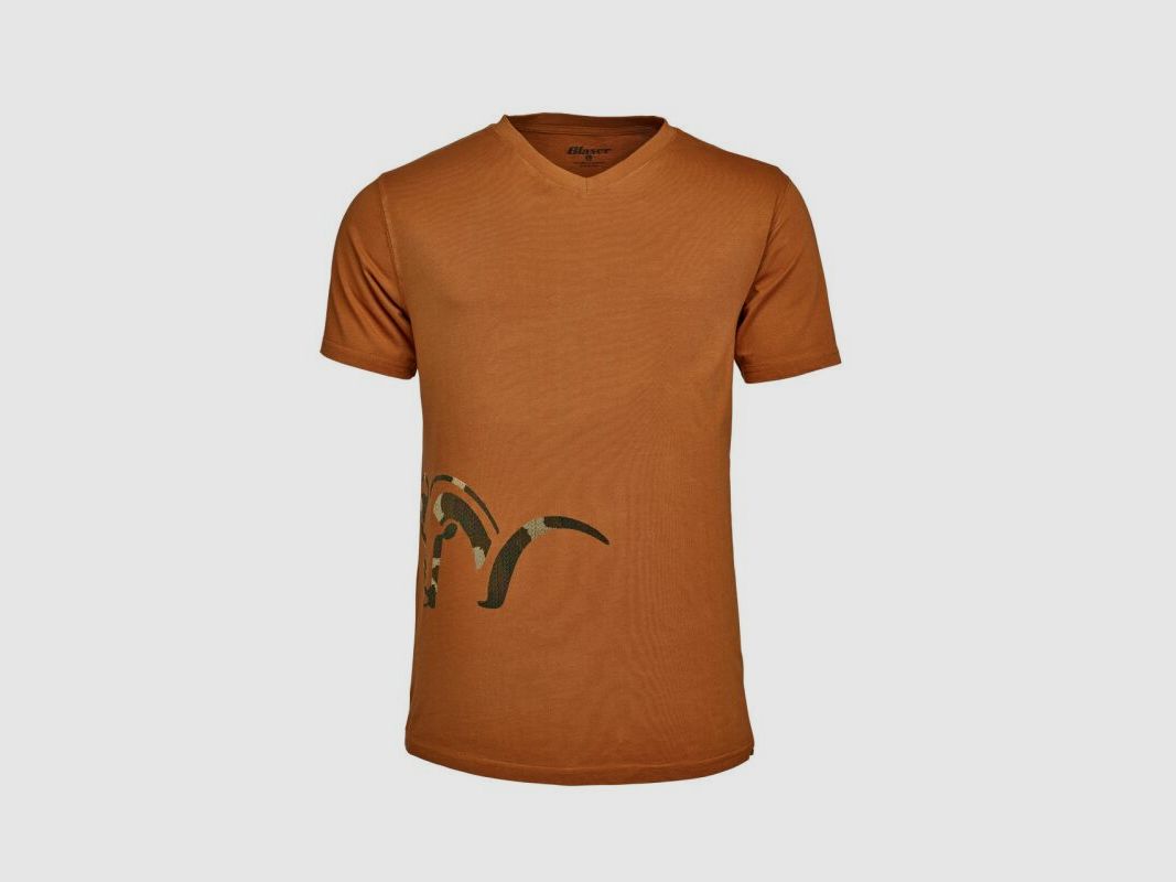 Blaser Logo V-T-Shirt Herren burned orange