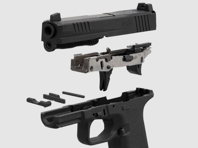 MAGPUL EHG RG9 Ruger RXM Compact-Griffstück Schwarz