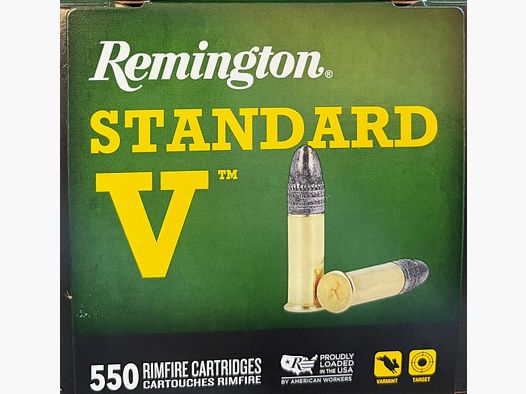 Remington Standard V .22lr 40gr - 550 Schuss
