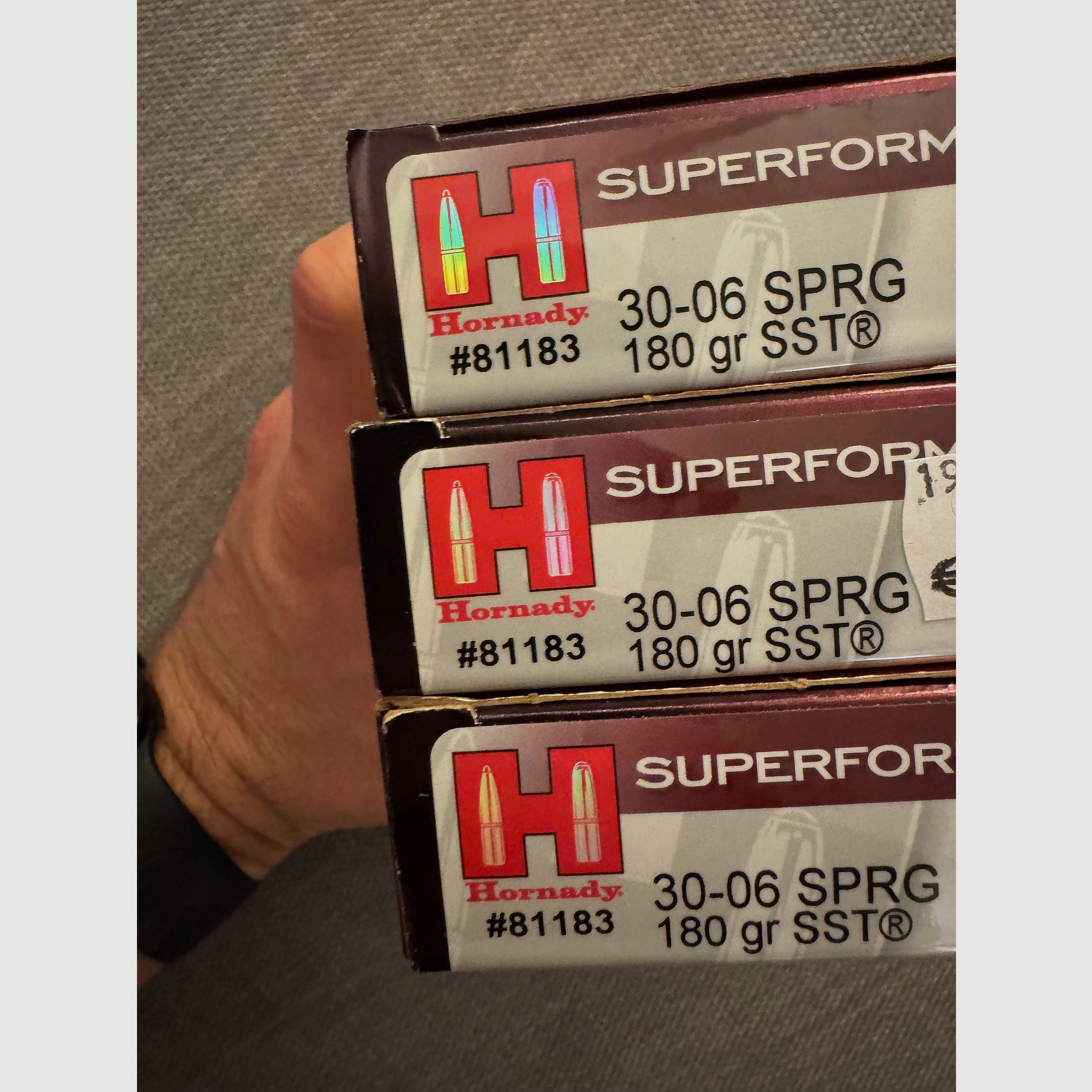 .30-06 SPRG Hornady SST 180gr. 53 piezas
