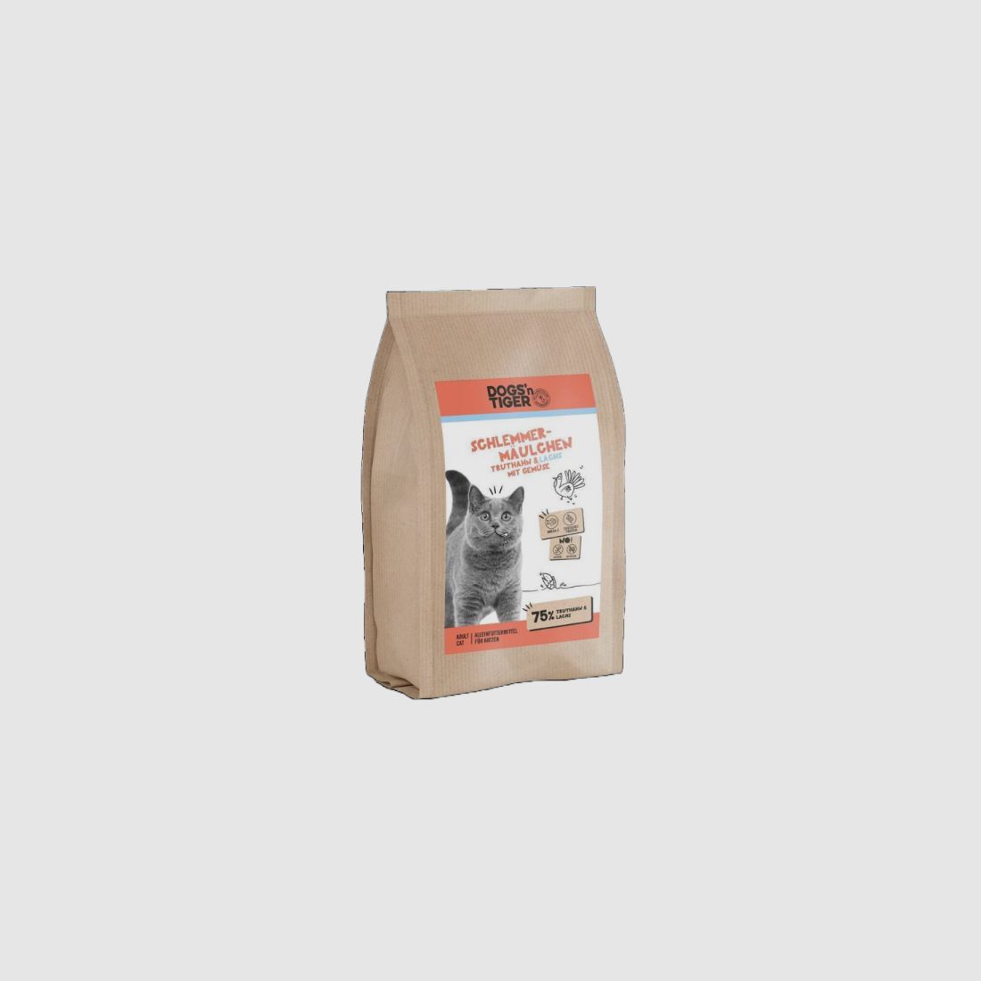 Dogs’n Tiger Katzen Trockenfutter Schlemmermäulchen 1,5Kg