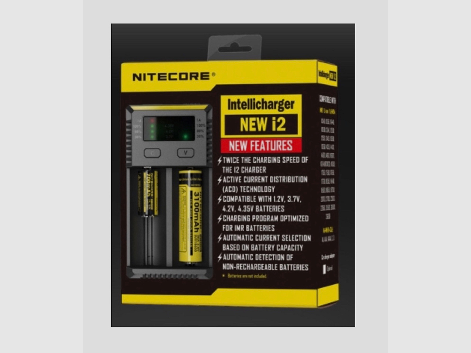 Nitecore NEW i2 Intellicharger New Features