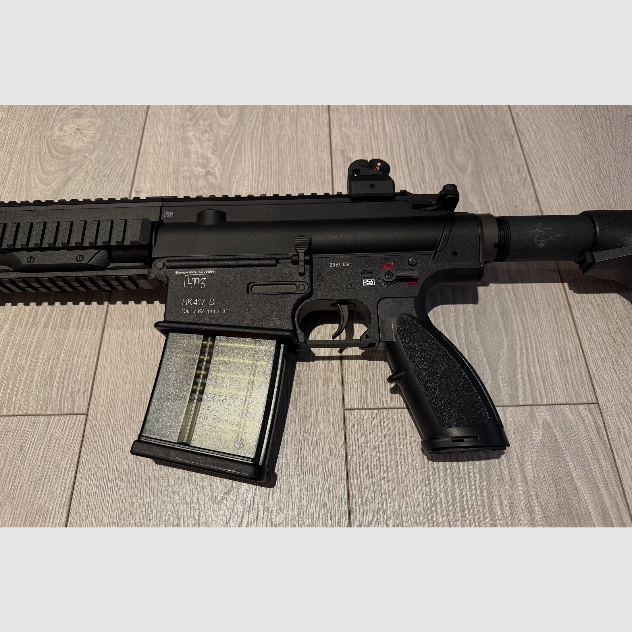 HK 417 D mit 20 Zoll Lauf Kit wie Neu 