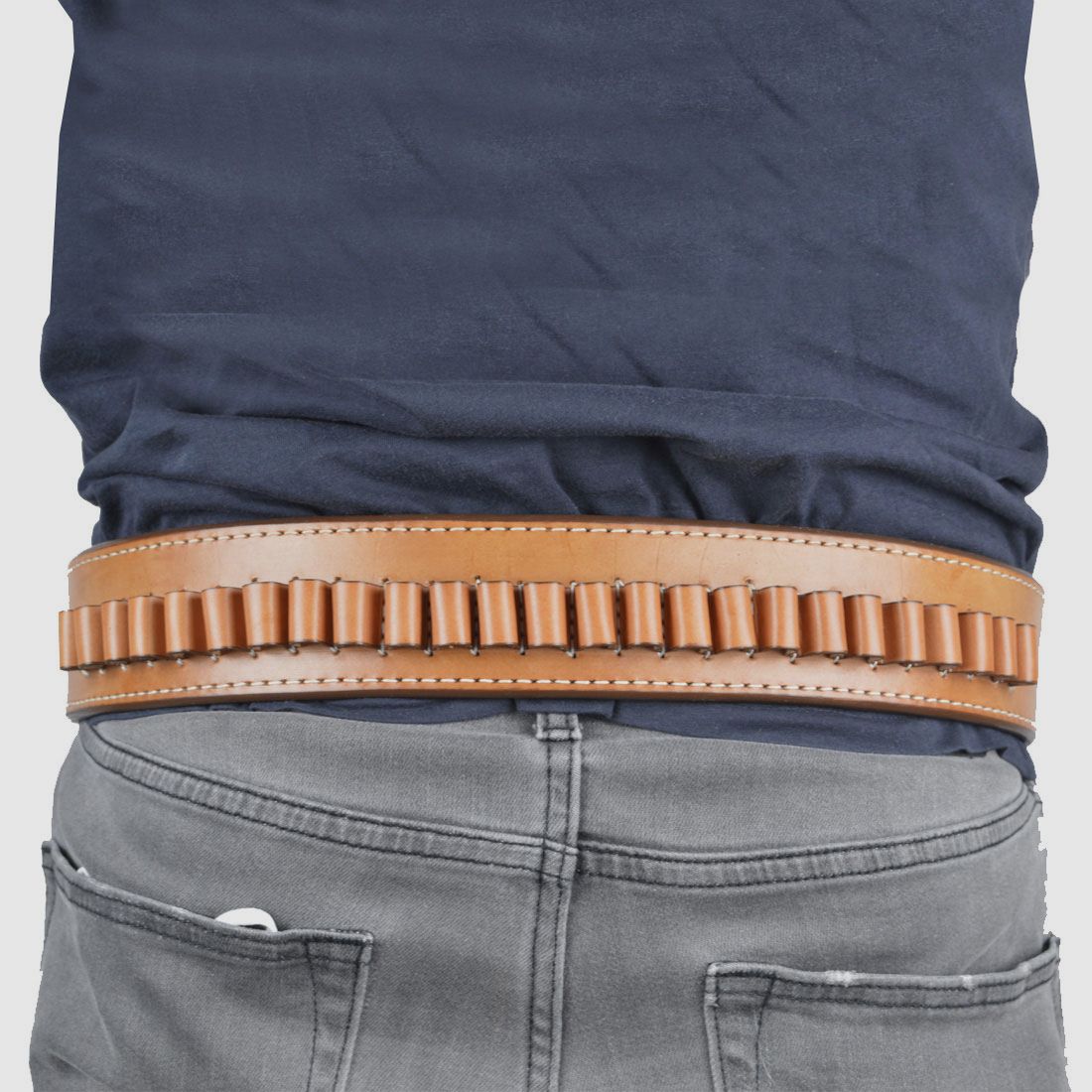 Western Belt XXL .38/.357 Brown, immagine 4 di 5