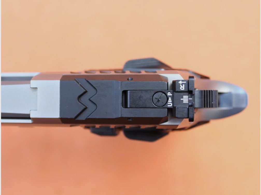 AREX Ha.Pistol 9mmLuger AREX ALPHA RACE WFORCE1 OR/ Optics Ready 5" Barrel/ Stainless/ 2 Spare Magazines